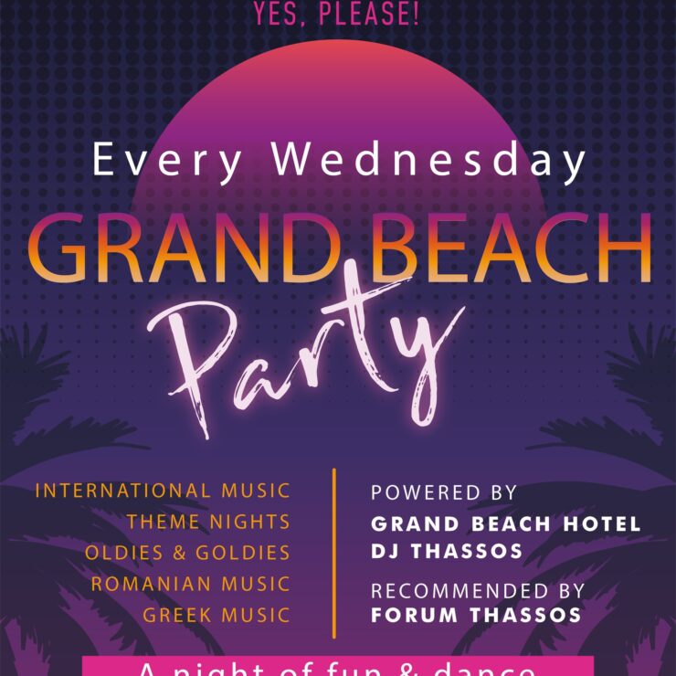 Every Wednesday – Grand Beach Party